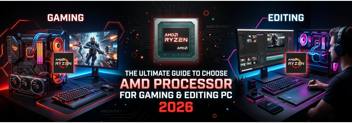 The Ultimate Guide to Choose AMD Processor for Gaming and Editing PC 2026
